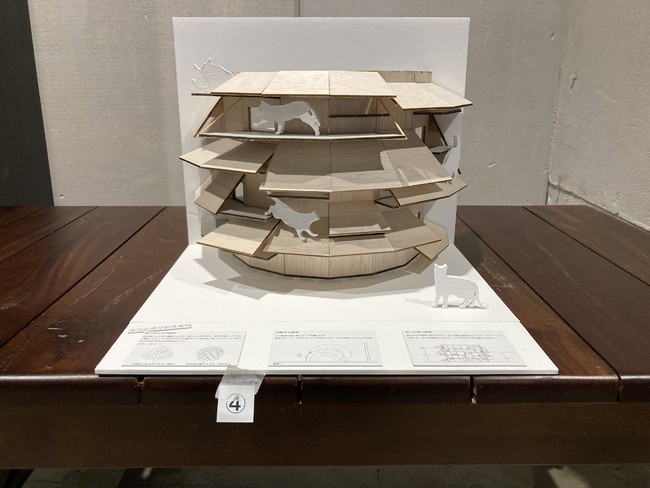 “子どものためのジャングルジム”「第１回建築模型コンテスト」最終選考最優秀賞は九州大学学生の作品「KUMONOSU」のサブ画像12_4　 ネコとボクのスミカ