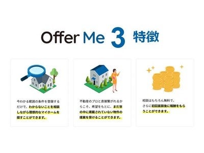 日本初・相談課金モデルの完全会員制不動産マッチングサービス「Offer Me」のβ版がリリースされました！のサブ画像3